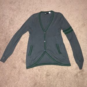 Varsity style cardigan
